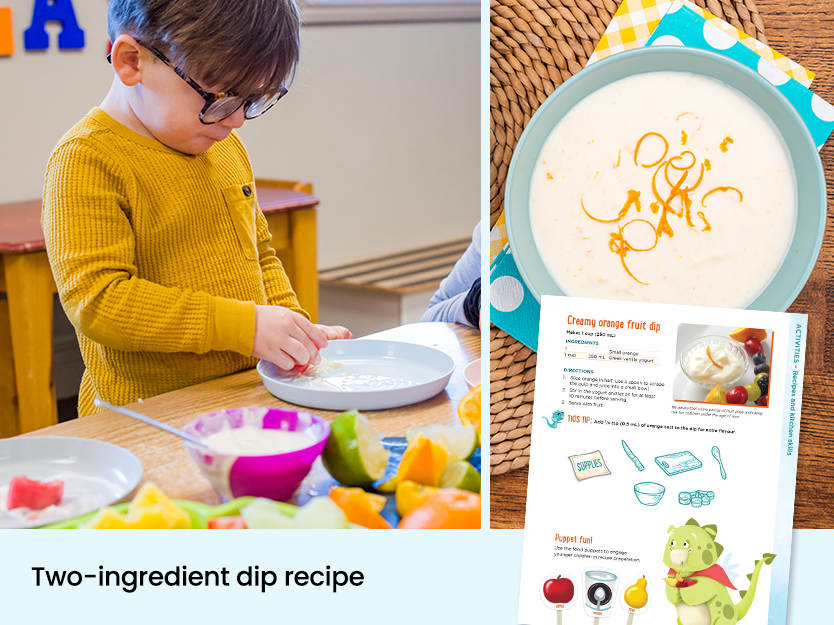 Two-ingredients dip recipe