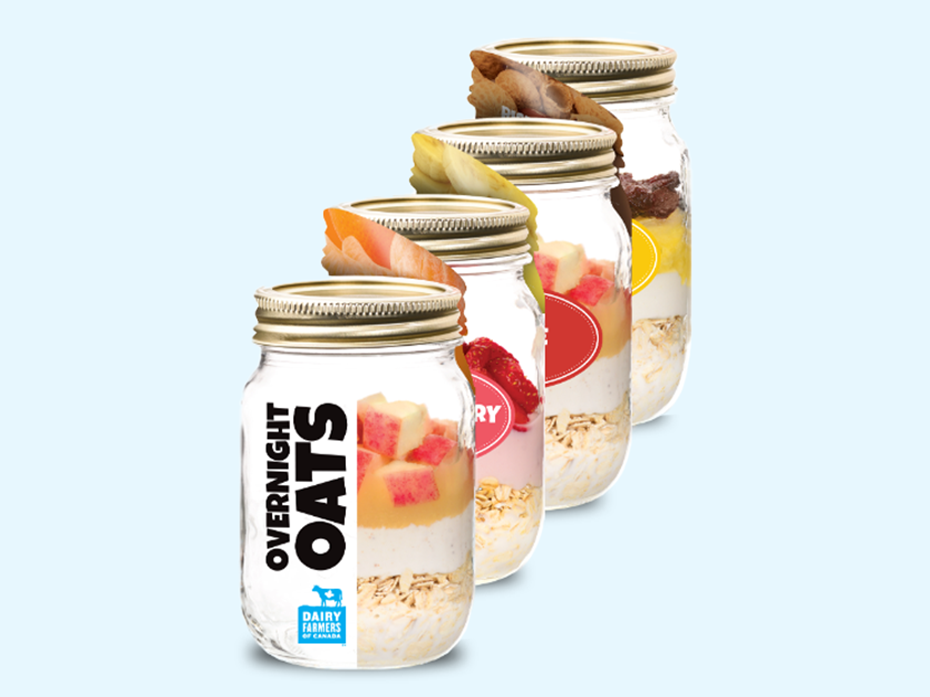 Meals in a Jar Recipe Brochure: Overnight Oats