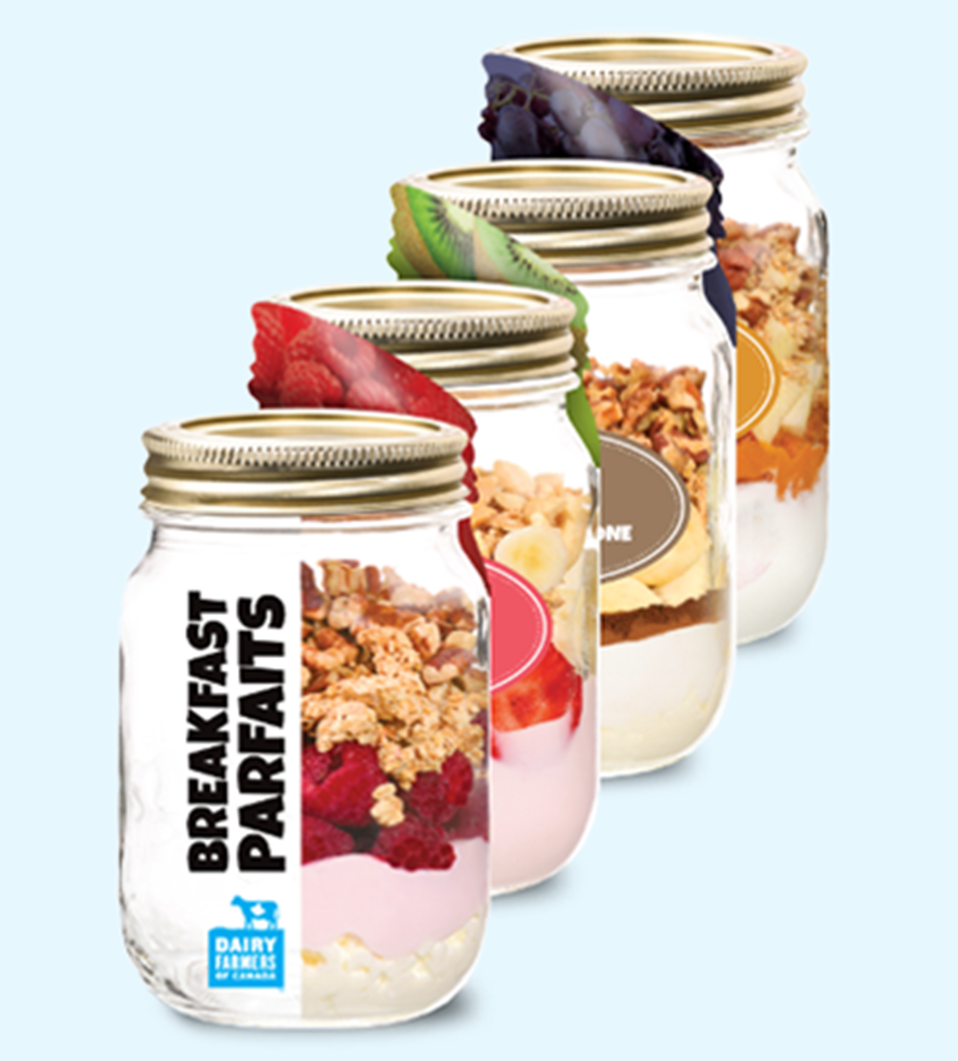 Meals in a Jar Recipe Brochure: Breakfast Parfaits 