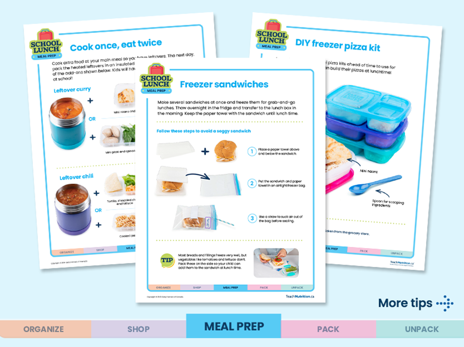 Tips: school lunch 