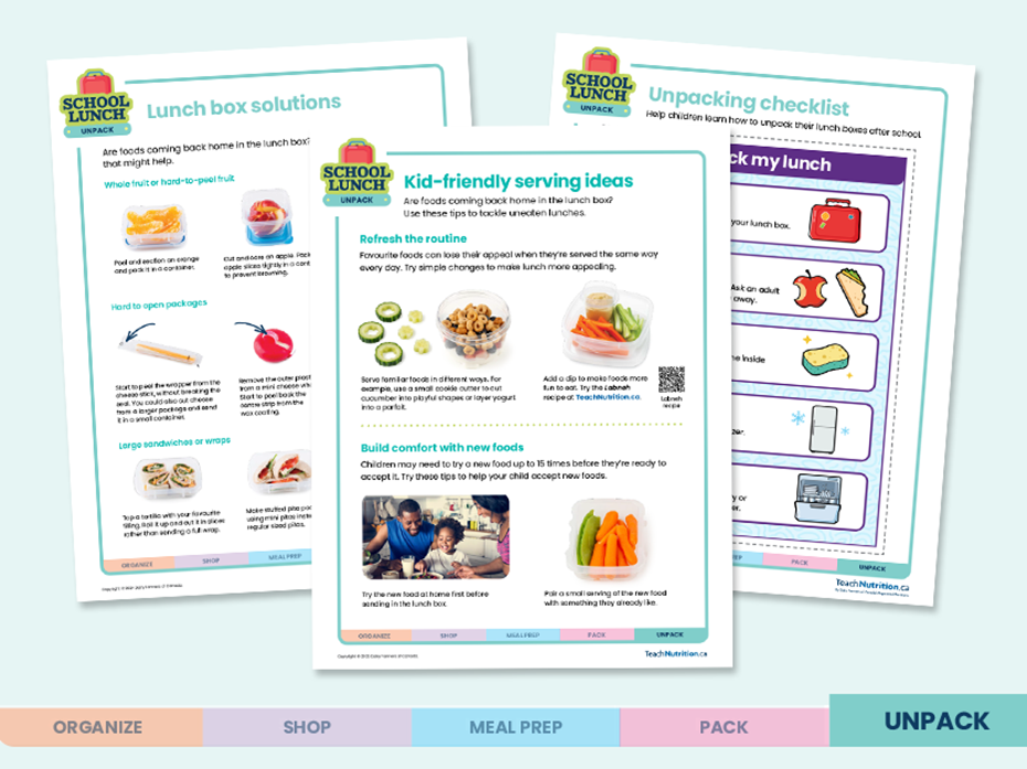 Tips: school lunch 