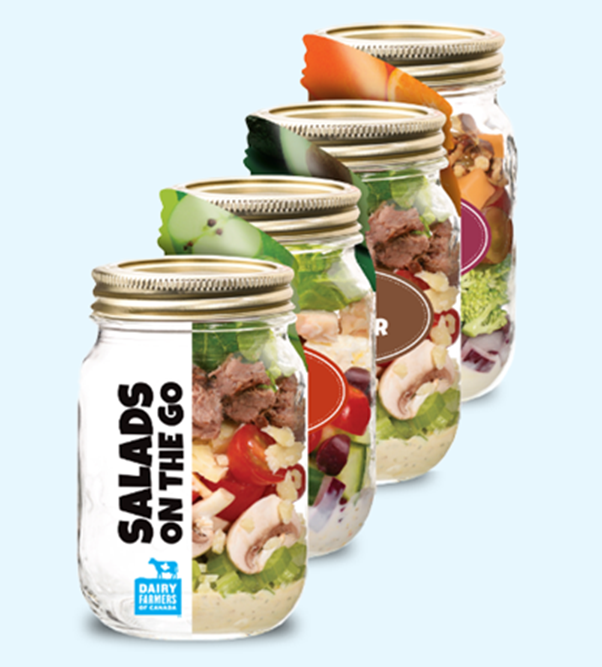 Meals in a Jar Recipe Brochure: Salads on the go