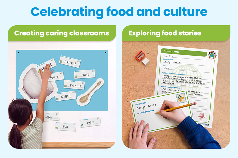 Celebrating food and culture activities
