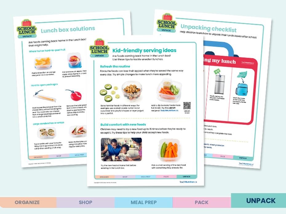 Tips: school lunch 