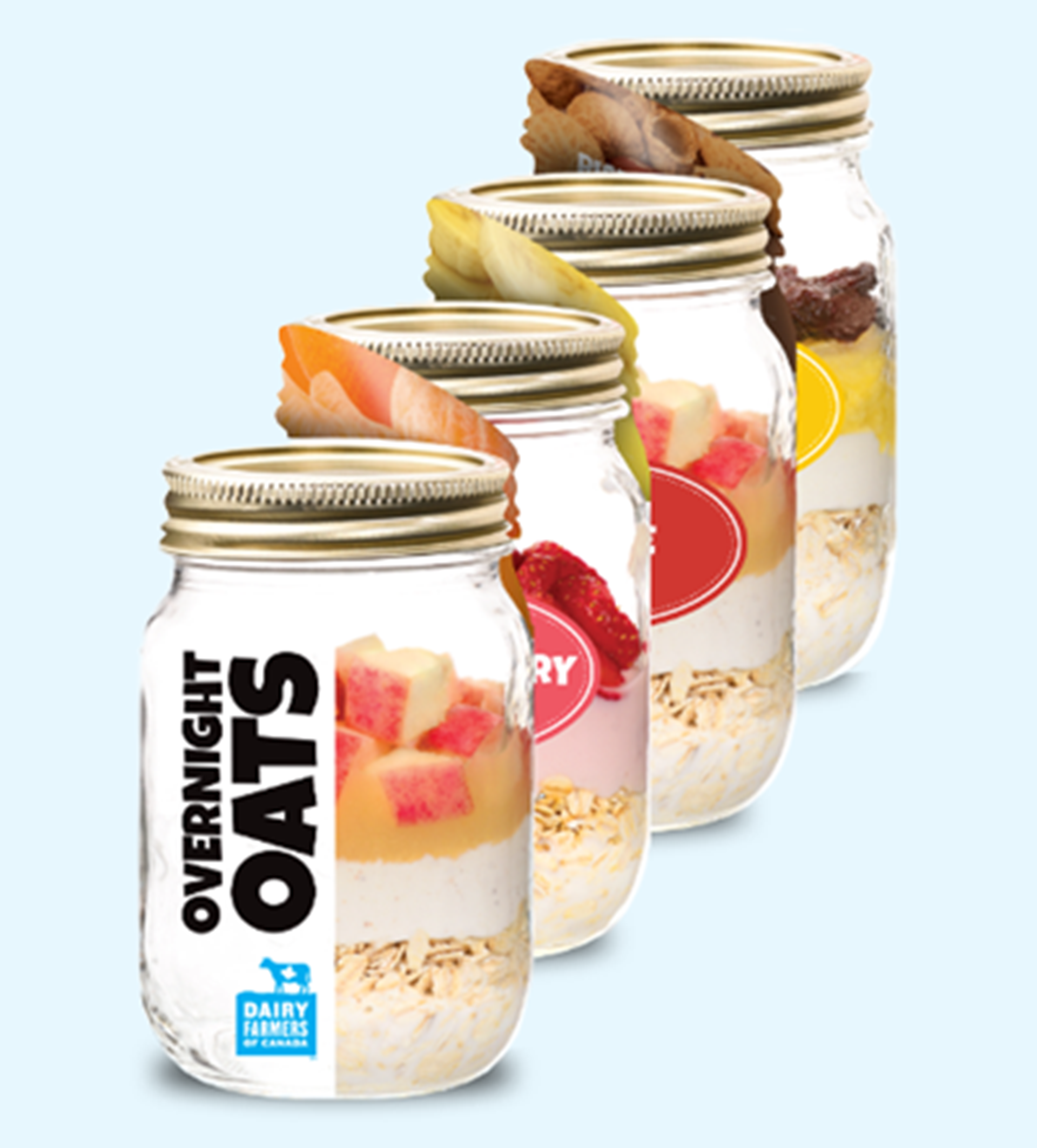 Meals in a Jar Recipe Brochure: Overnight Oats