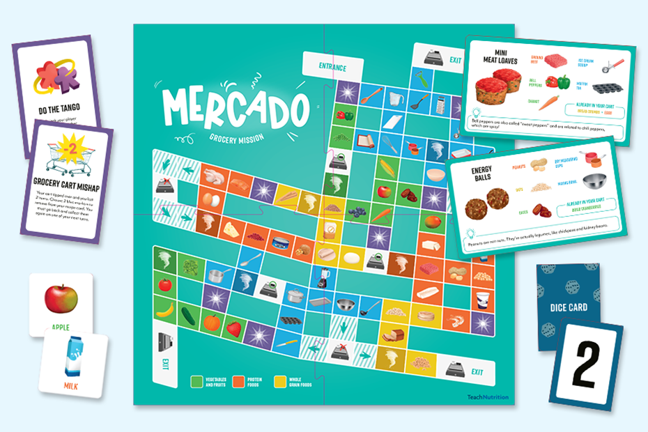 Mercado table top board game