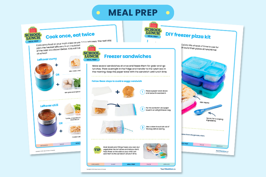  School lunch meal prep cook once, eat twice, DIY freezer pizza kit and freezer sandwiches 