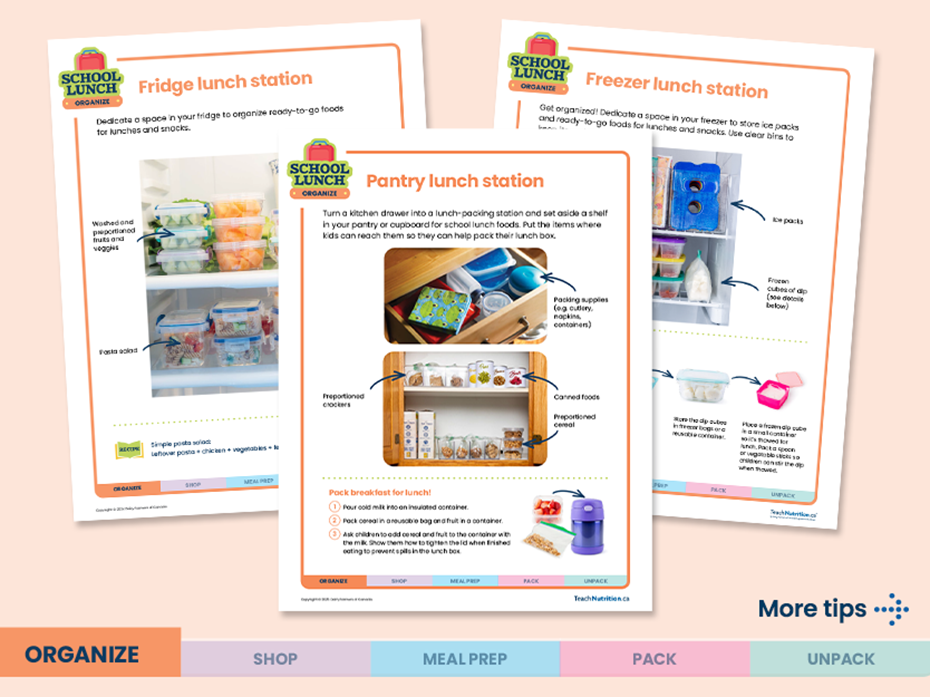 Tips: school lunch 