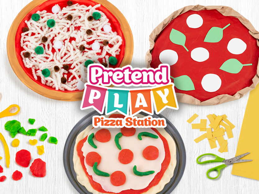  Pretend Play Pizza Station